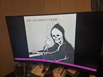 Aoc 32in curved frameless monitor