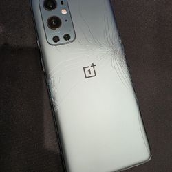 Oneplus 9 Pro 5g Unlocked Cracked Back Plate + Replacement 