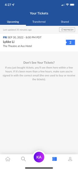 2 Lykke Li Tickets