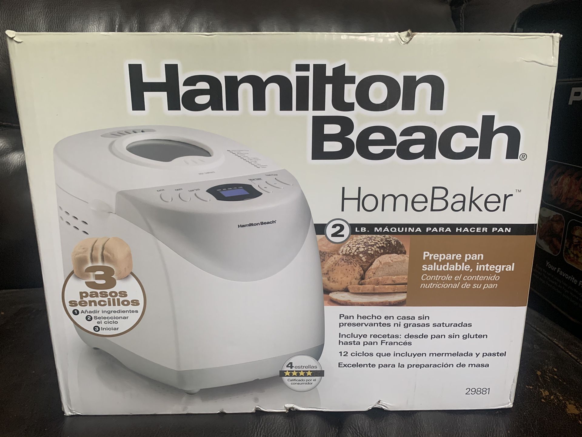 Hamilton Beach 2 lb bread maker