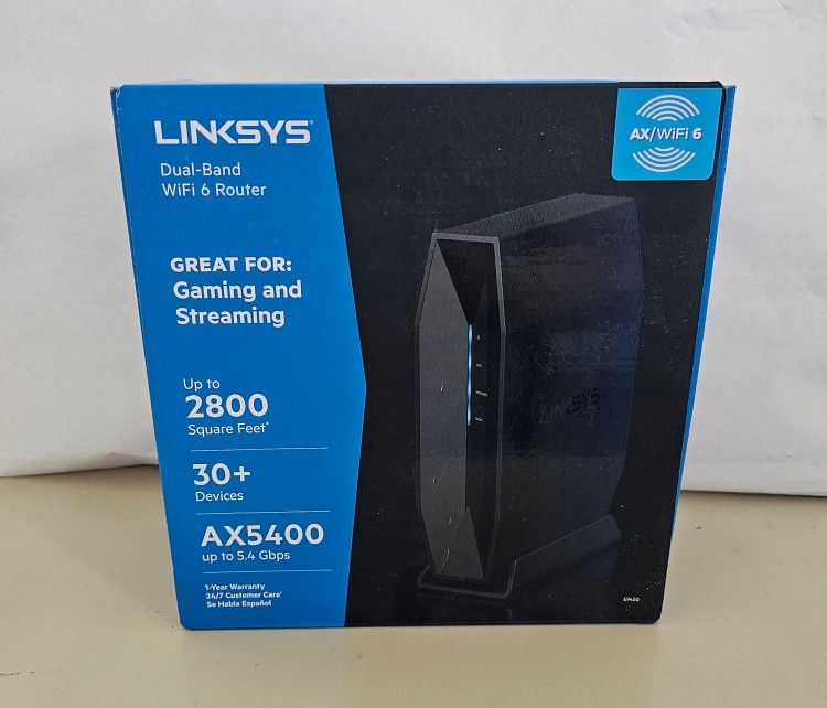 Linksys AX5400 Router New in-the-box