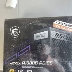 MSI - MPG A1000G PCIE5 - 1000W Power Supply - 80 Plus Gold