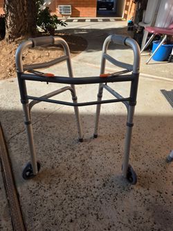 Light weight adjustable walker