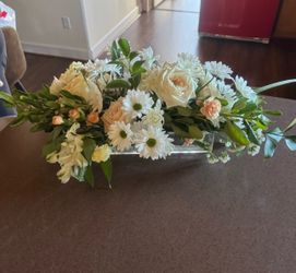 5 clear acrylic rectangular centerpieces