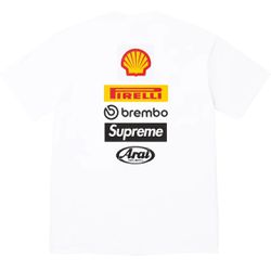 Supreme Ducati Logos Tee White 