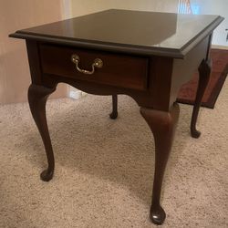 Ethan Allen Georgian Court End Tables - Pair 