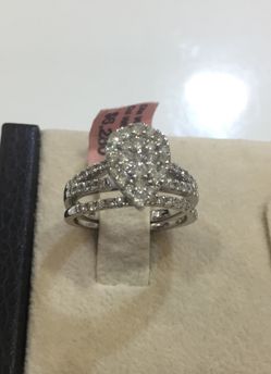 14K W diamonds 1.16 ct ladies ring