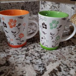 Two Pier 1 New Mugs. No Tags 