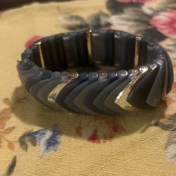 Blue Elastic Bracelet