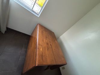 Vintage Drop-Leaf Dining Table seats 2-8 people