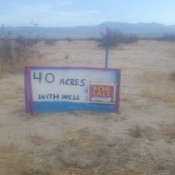 40 Acres With Well