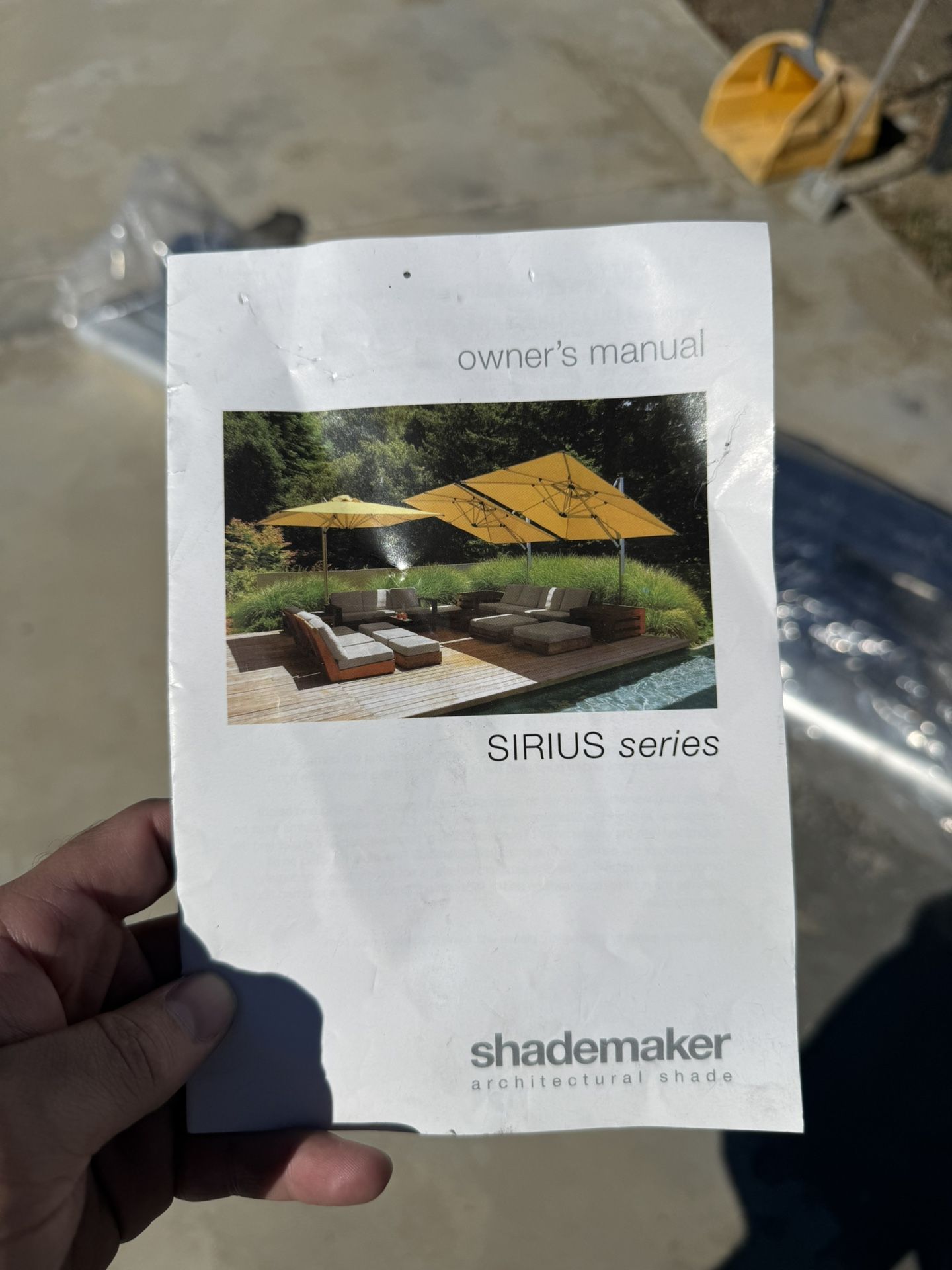 Patio Pelican Square 10ft Shademaker Patio Umbrella