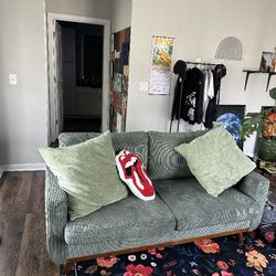 Olive Green Loveseat