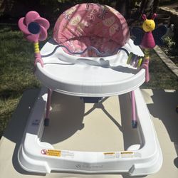 Baby Trend Pink Butterfly Baby Walker