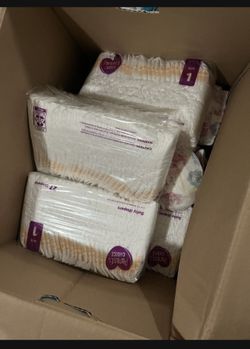 Diaper Box/ Caja De Pañales NB Y Etapa 1