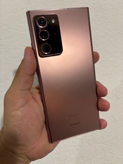 Galaxy Note20 Ultra 5G 128GB  google locked Verizon unlocked carrier minor black dots in screen rear camera exposed