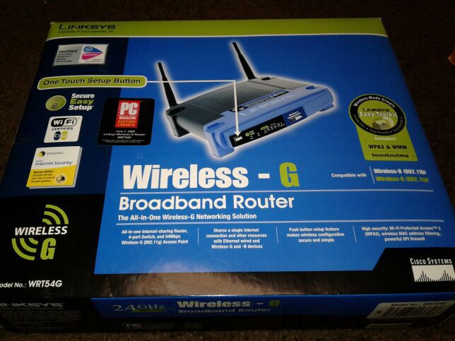 Linksys wireless-G Broadband router