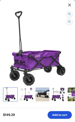 Creative Outdoor Original Folding Wagon All-Terrain Wheels