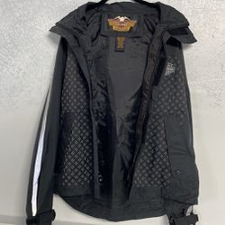 Harley Davidson Jacket Rain Waterproof PVC Coated Biker Motorcycle Racing 
