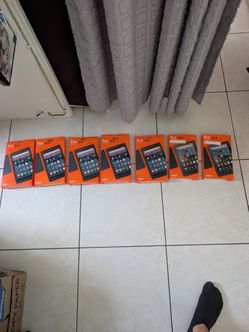 Lot Of 7 Amazon Fire Tablets 8 Inch