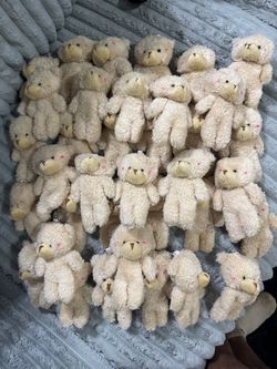 36 Pcs Mini Plush Teddy Bears Little Pocket Bears Sympathy Gift for Kids Family Grieving Memorial Comfort Keepsake Inspirational Bear Hug Cards White 