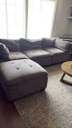Costco grey sectional couch