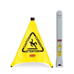 Rubbermaid® Pop-up Safety Cone - 20", Multilingual