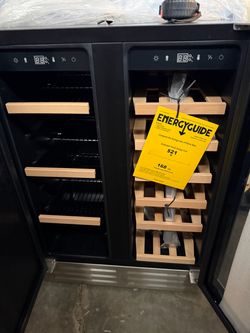 KMYL120-2 Dual Zone Wine and Beverage Refrigerator