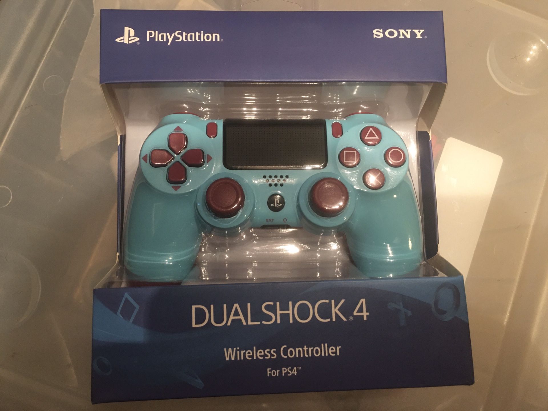 Berry blue PS4 controller