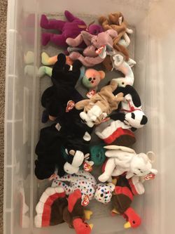 Beanie babies rare with tag errors.