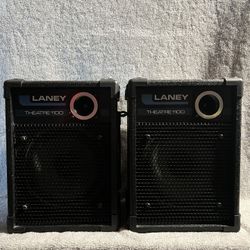 LANEY THEATRE 1100  (bundle 5 speakers 2 amps 200)