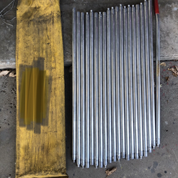 Music supply push pull rods