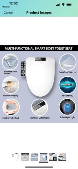 New smart budget toilet seat