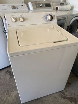 GE WHITE TRADITIONAL TOP LOAD WASHER WITH AGITATOR