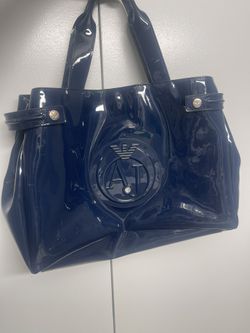 Armani Jean Midnight Blue Tote Bag