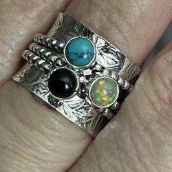 Turquoise Spinner Ring