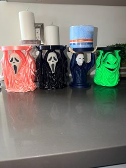 Halloween candle holders
