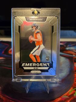 2024 Bo Nix "Emergent" rookie card
