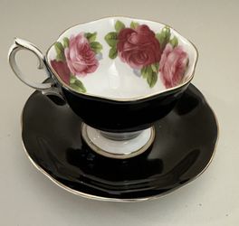 Royal Albert "Old English Rose" Vintage Bone China Teacup and Saucer