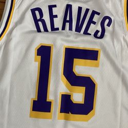 White Lakers Austin Reaves Not Luka Jersey 