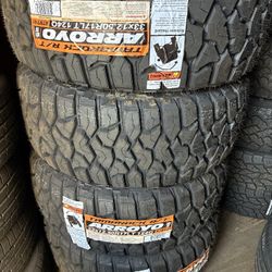 31x12.50/17 Arroyo Tires Installed And Balanced 