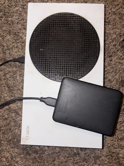 Xbox Series S with WD Elements External Hard Drive
