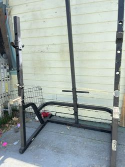 Squat Rack With Cable