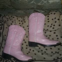 Cowboy / Cowgirl Boots, Girls Size 10, Adorable. Great Cond