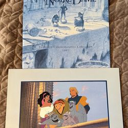 ⛪ Disney’s THE HUNCHBACK OF NOTRE DAME – 1997 Exclusive Commemorative Lithograph 🕊️