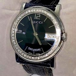 Gucci Watch With Diamond 