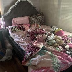 Gray bed Frame 
