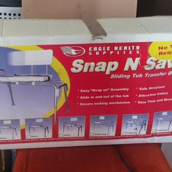 Eagle Health
Snap N Save
Sliding Tub Transfer Bench