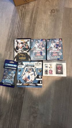 NFL lot of5 boxes 1 sleeve