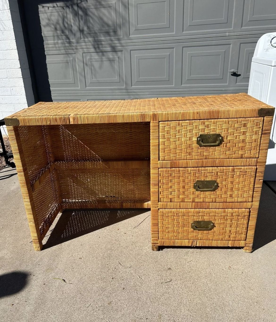 Desk Vintage Wicker